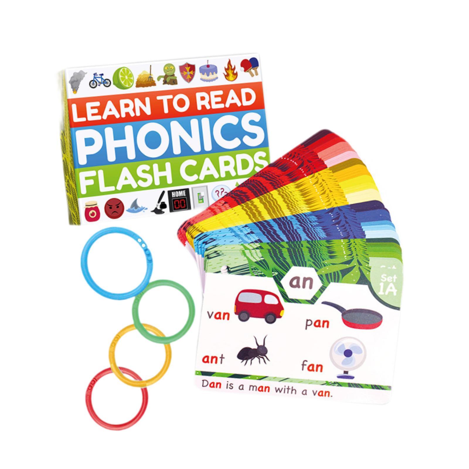 Phonics Card Game - フォニックスゲームおもちゃ 言語能力を養う 小学生向け単語フラッシュ