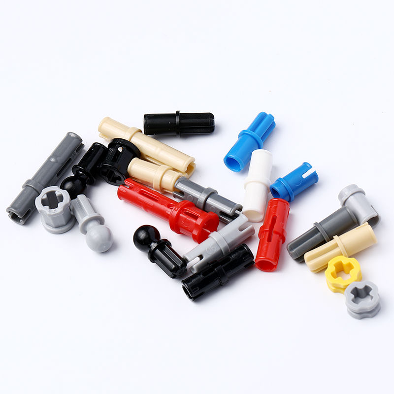 Lego Set City - 10 個ボルトピン Moc ハイテク部品 DIY ビルディングブロックアクセサリーレンガ早期教育おもちゃレゴ