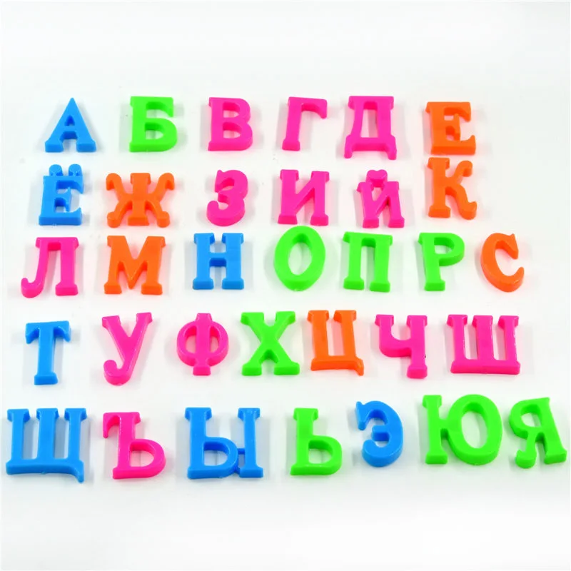 Magnetic Letter Board - 冷蔵庫,子供のおもちゃ,ギフト用のロシアの磁気文字