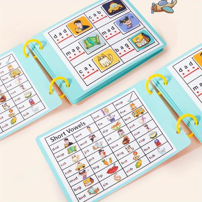 Sight Word Game - 早期学習者 CVC 単語構築ビジーブック インタラクティブ アルファベット パズル