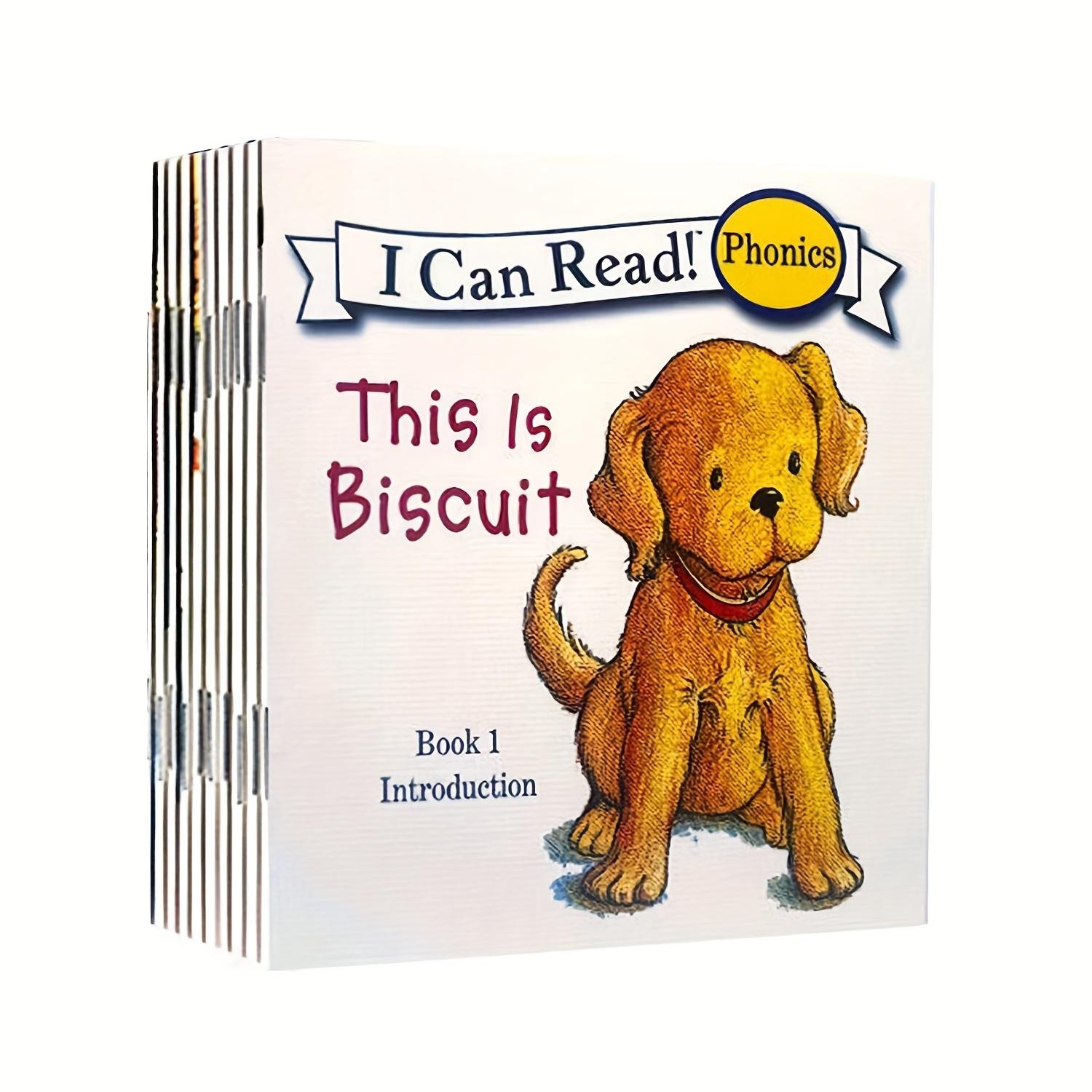 Sight Word Game - 12冊セット、初めての文法書、ビスケットシリーズ - 短音母と長音母、英語絵本ポケットブック、就寝時の読み聞かせ、早期読解学習、シンプルな視覚単語練習読解、文法学習本、誕生日プレゼント、英語物語、単語ゲーム、本の読み聞かせ、外国語学習のための言語開発教材
