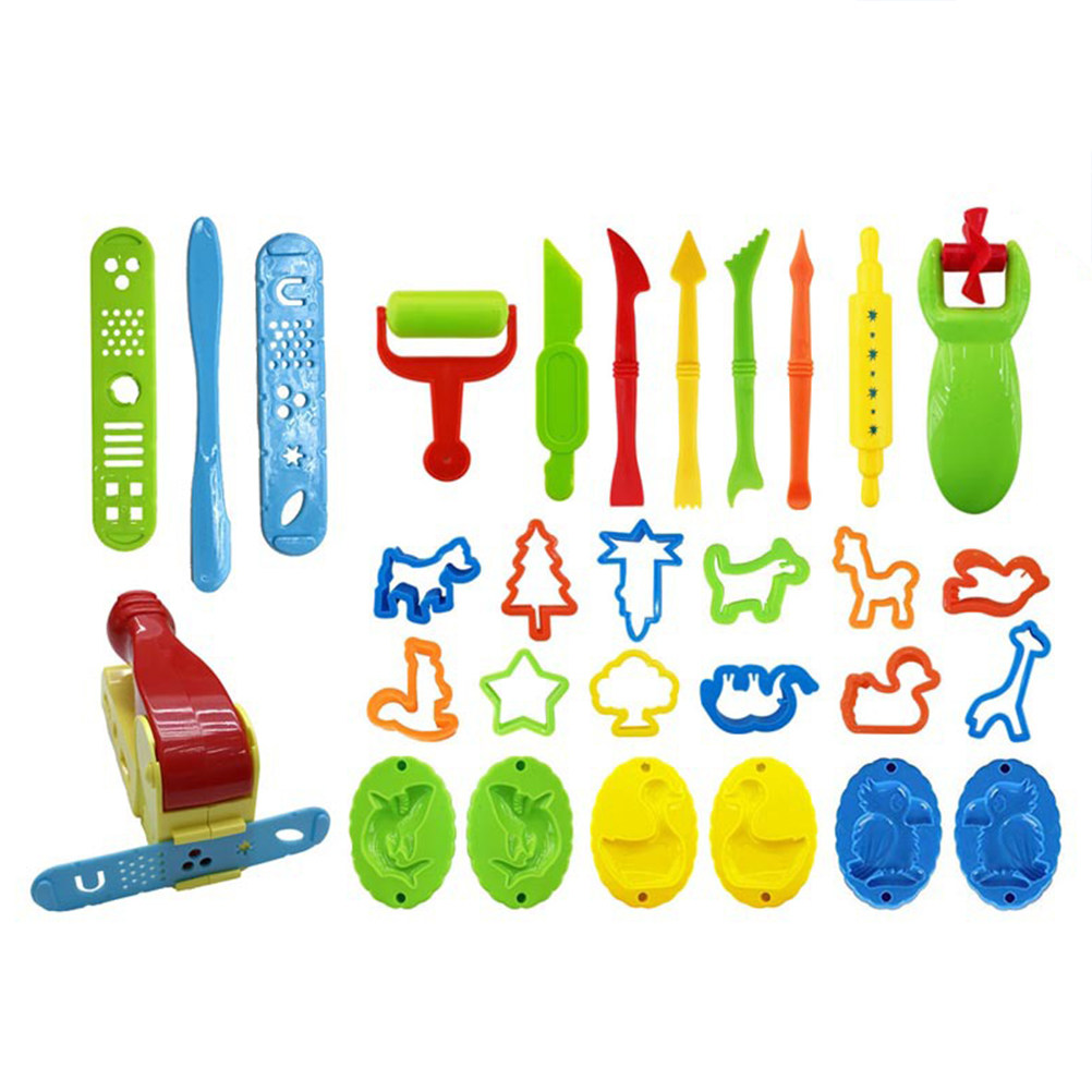 1セットの知育用プラスチック粘土型、子供向けDIY粘土セット - Happy Kids Education のレビューと価格