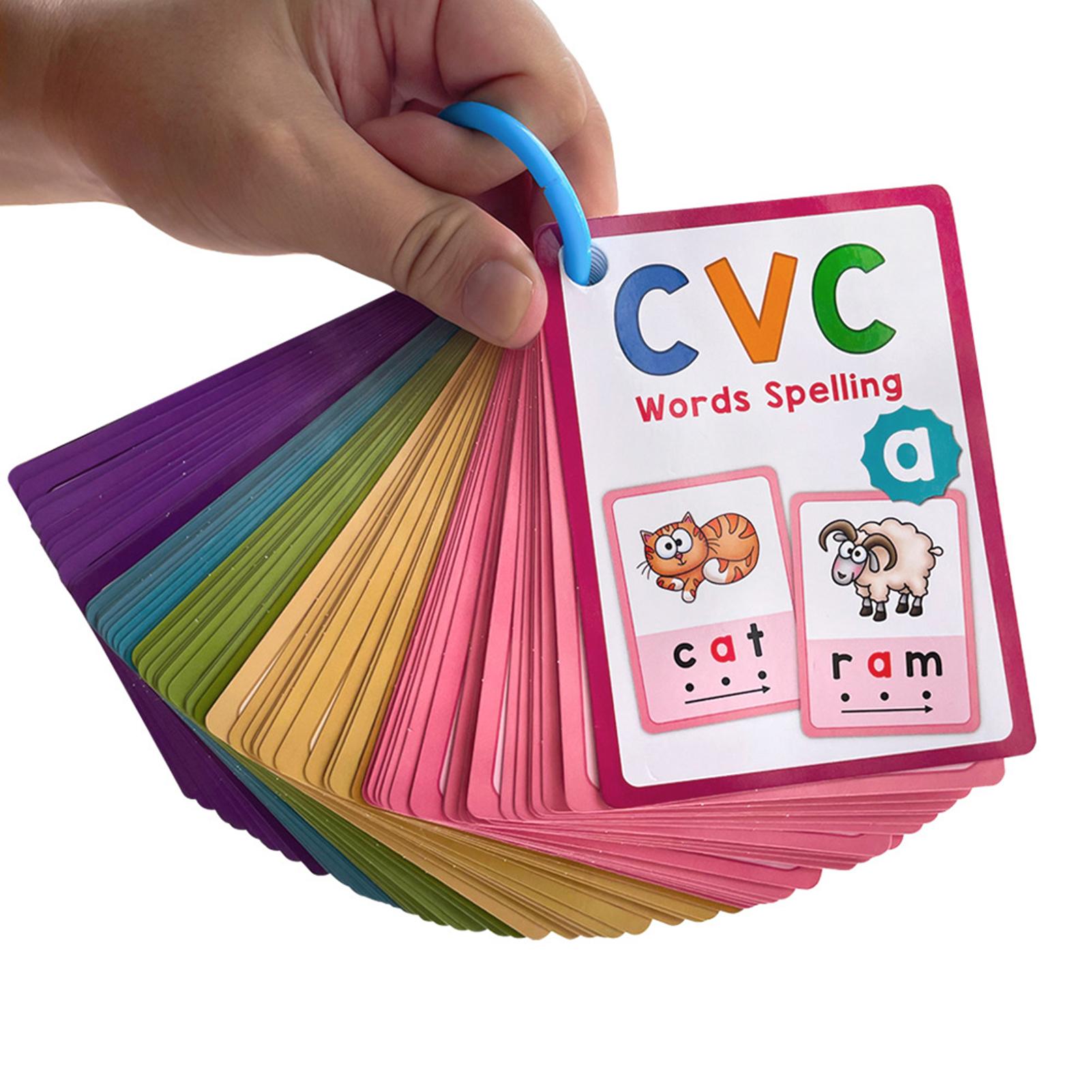 幼稚園フラッシュカード 70枚 ワードフラッシュカード フォ - Phonics Card Game のレビューと価格