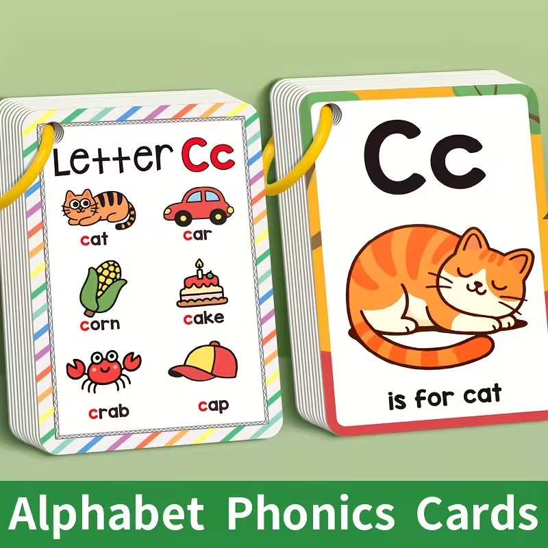 幼児・子供向けアルファベットフォニックスフラッシュカード - - Phonics Card Game のレビューと価格