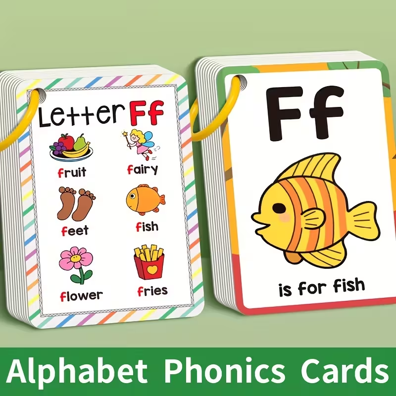 幼児・子供向けアルファベットフォニックスフラッシュカード - - Phonics Card Game のレビューと価格
