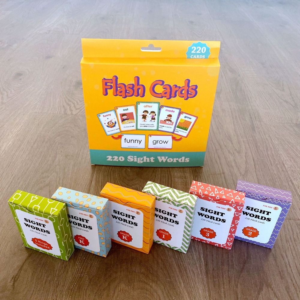 紙製の単語カード、視覚単語学習カード、モンテッソーリ教材、視 - Sight Word Game のレビューと価格