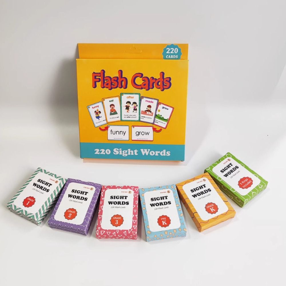 紙製の単語カード、視覚単語学習カード、モンテッソーリ教材、視 - Sight Word Game のレビューと価格