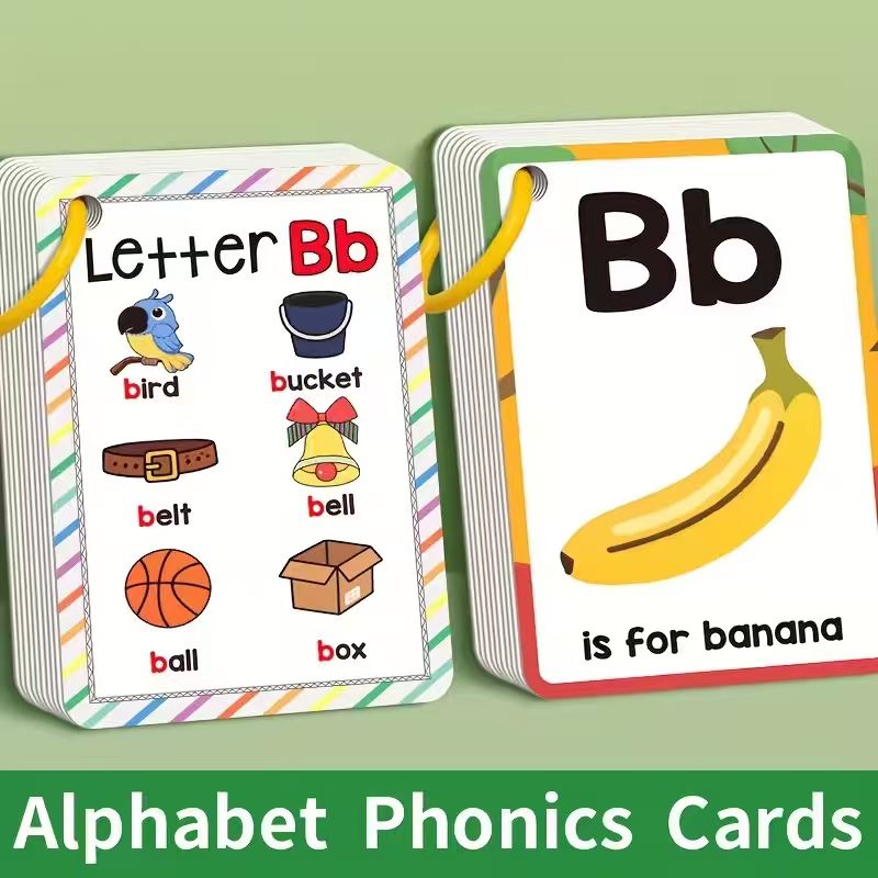 幼児向けアルファベットフォニックスフラッシュカード - 英語 - Phonics Card Game のレビューと価格