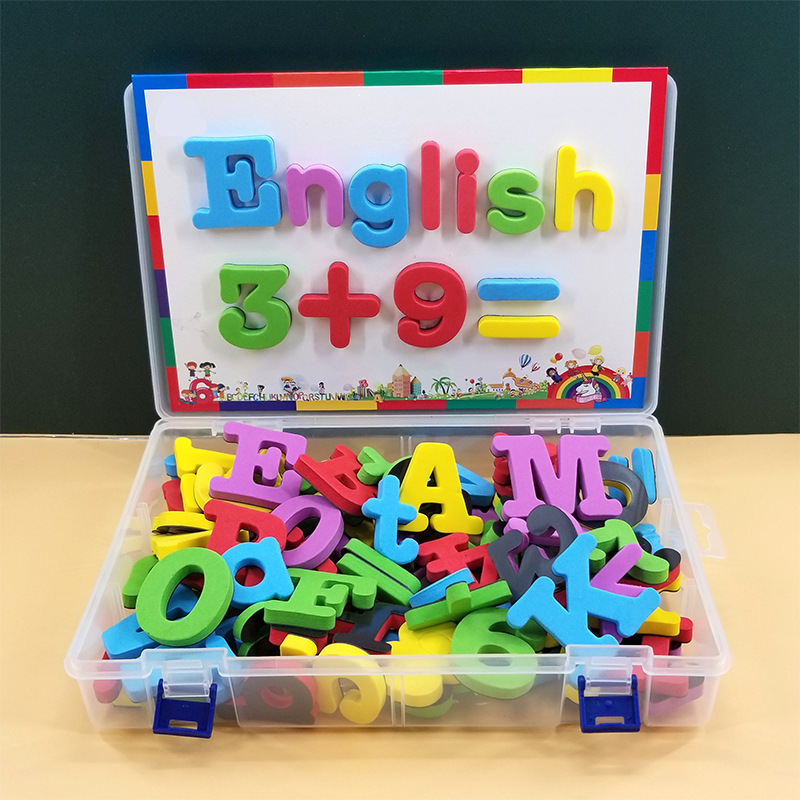 磁気文字数字アルファベット ABC 123 冷蔵庫マグネット - Magnetic Letter Board のレビューと価格