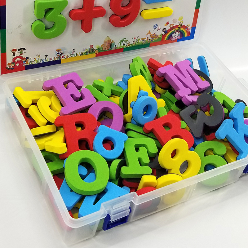 磁気文字数字アルファベット ABC 123 冷蔵庫マグネット - Magnetic Letter Board のレビューと価格