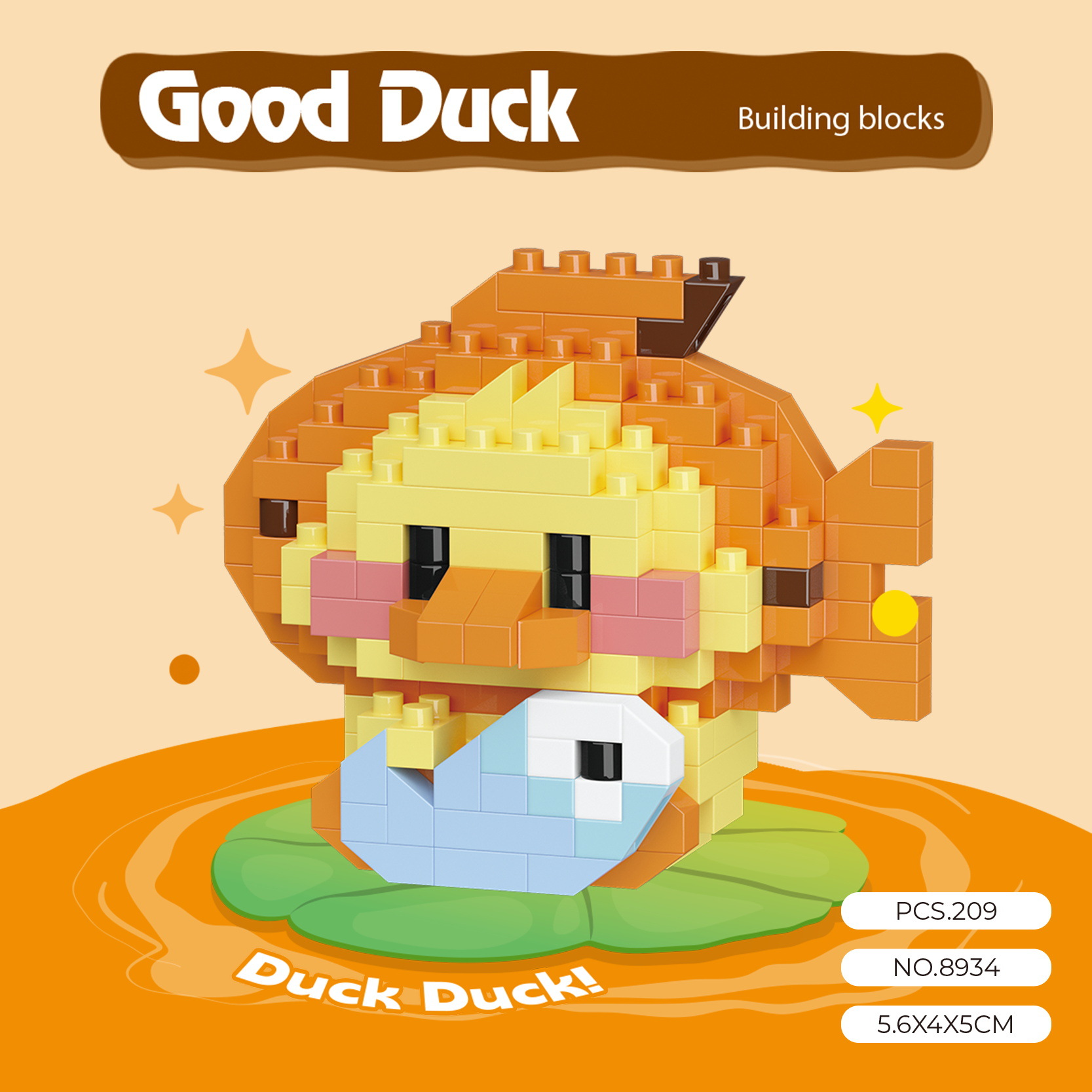 新しいハッピーかわいいアヒルシリーズ組立ビルディングブロック - Happy Kids Education のレビューと価格