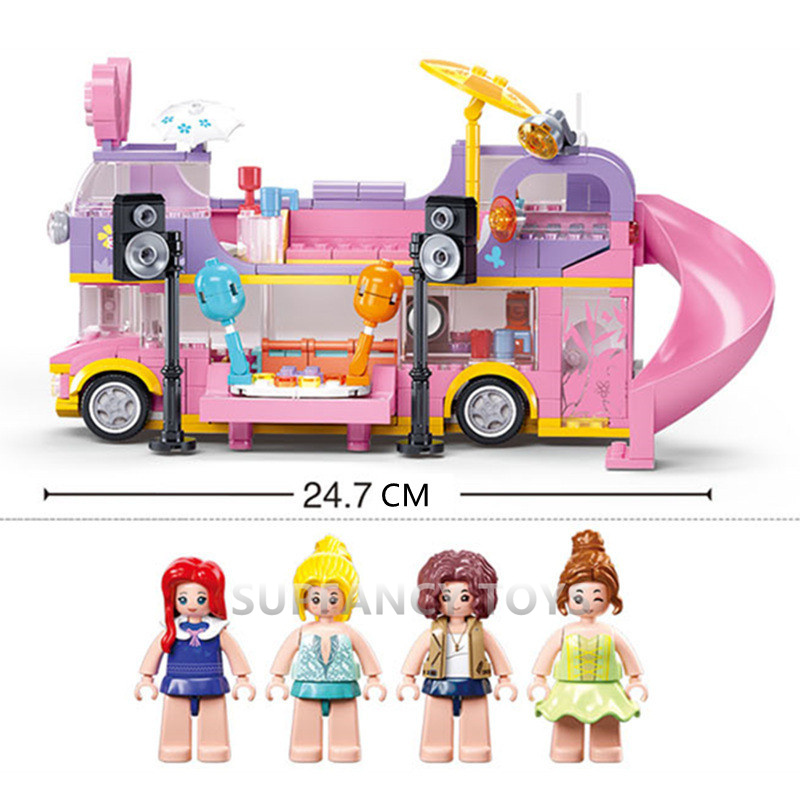 スルーバン 412ピース 組み立てブロック ウサギバス モー - Happy Kids Education のレビューと価格
