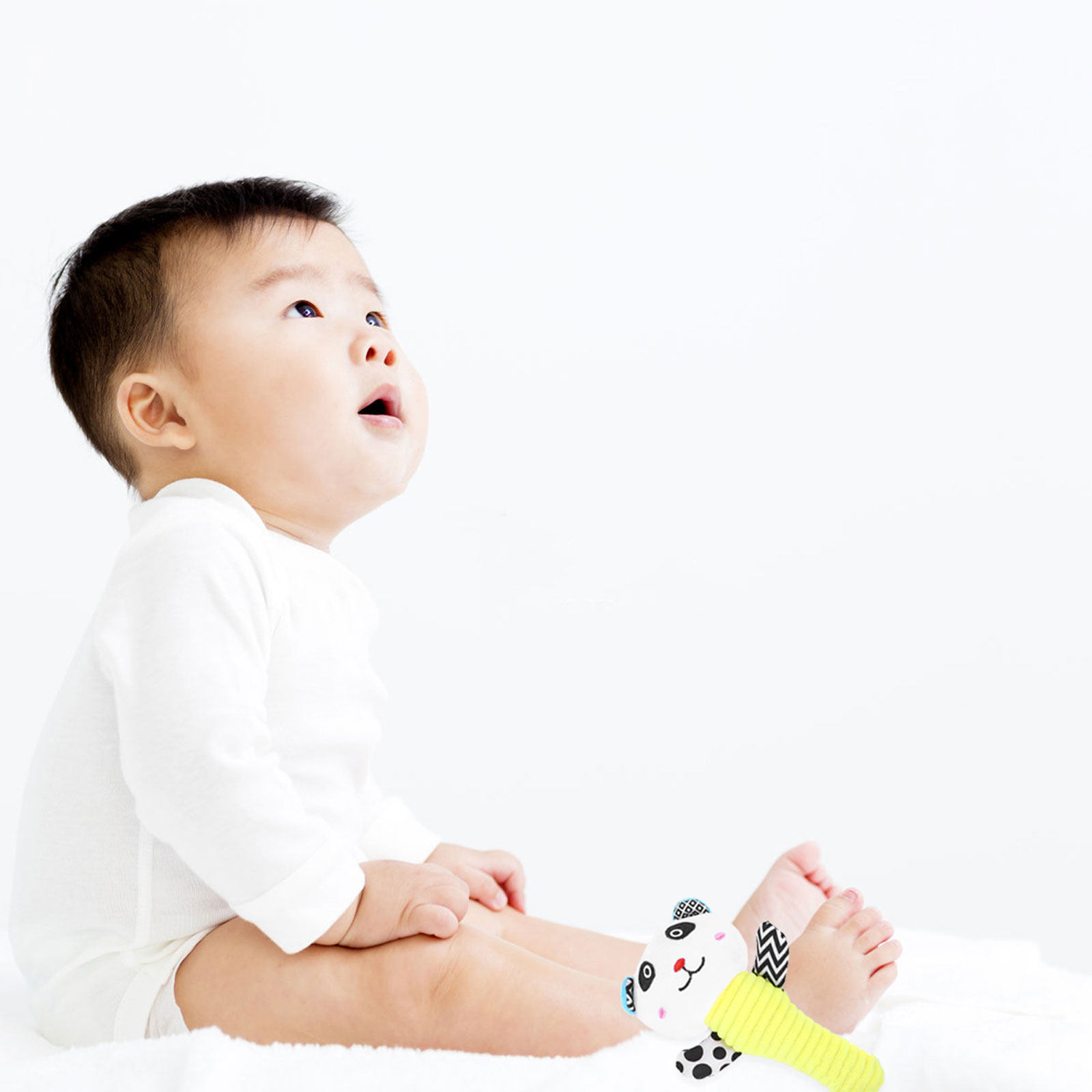 赤ちゃん用、手に持てるガラガラおもちゃ。カラフルで柔らかい動 - Happy Kids Education のレビューと価格
