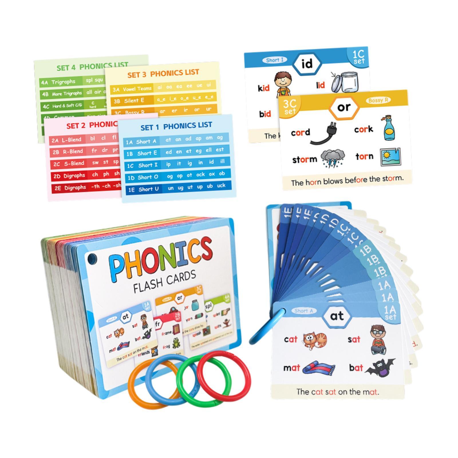 フォニックス フラッシュカード 幼児向けスペル学習教材 就学 - Phonics Card Game のレビューと価格