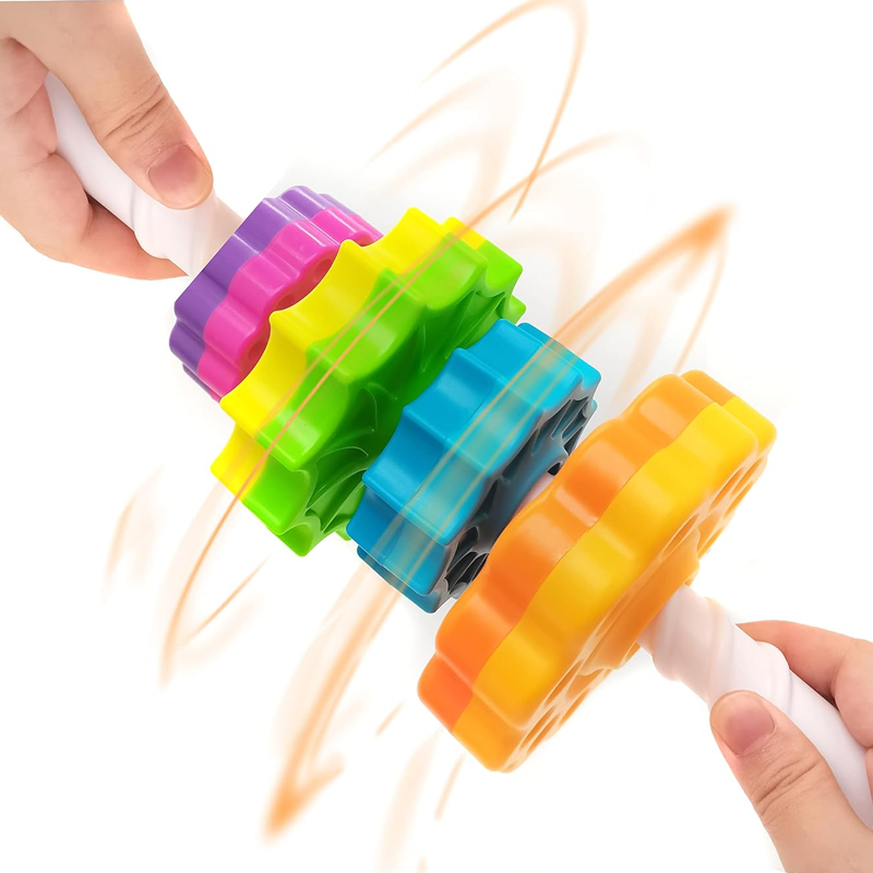 モンテッソーリ回転レインボータワー ベビースタッキングパズル - Happy Kids Education のレビューと価格