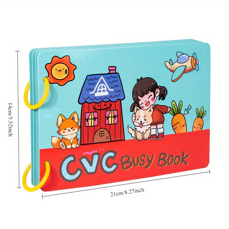 早期学習者 CVC 単語構築ビジーブック インタラクティブ  - Sight Word Game のレビューと価格