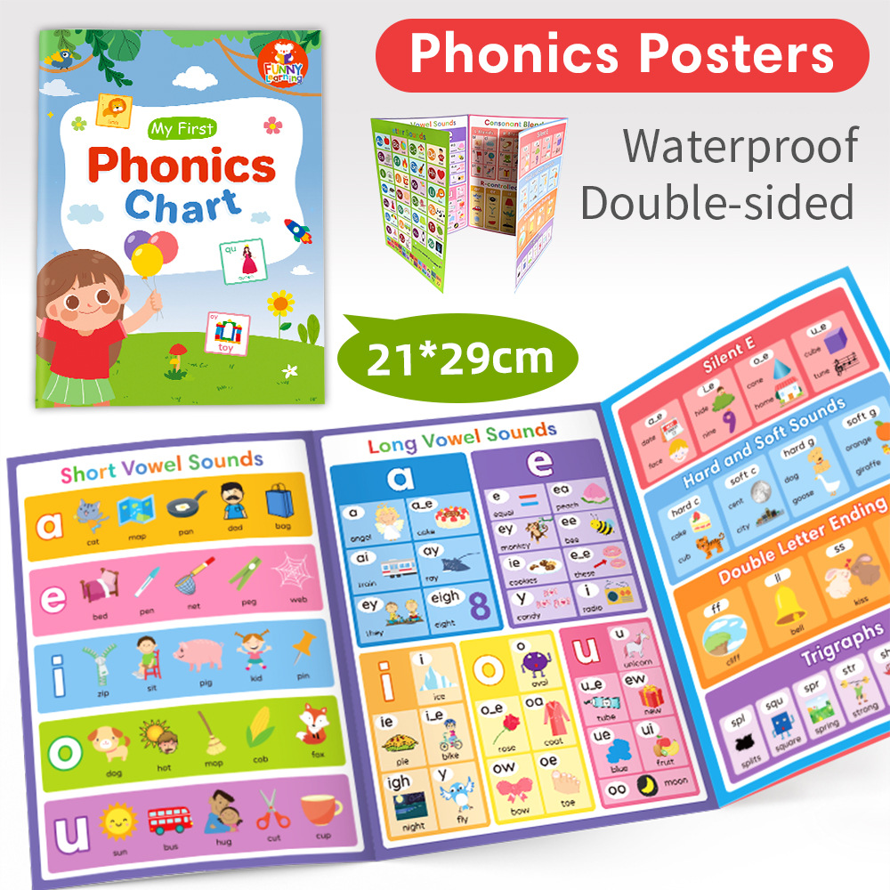 子供向けフォニックスチャート 英語発音ルール学習ポスター 元 - Sight Word Game のレビューと価格