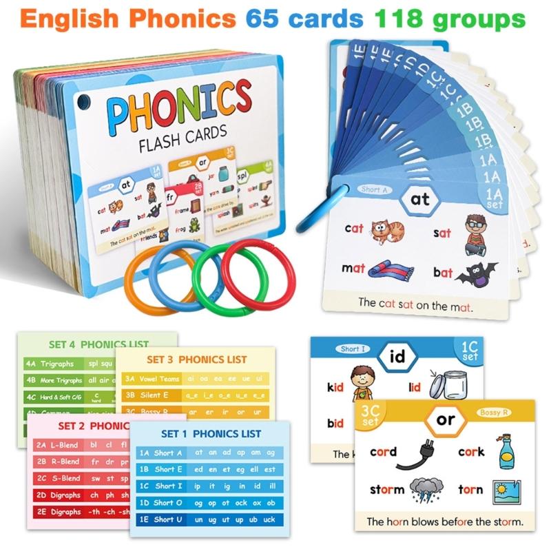フォニックス学習フラッシュカードセットフォニックス学習カード - Phonics Card Game のレビューと価格