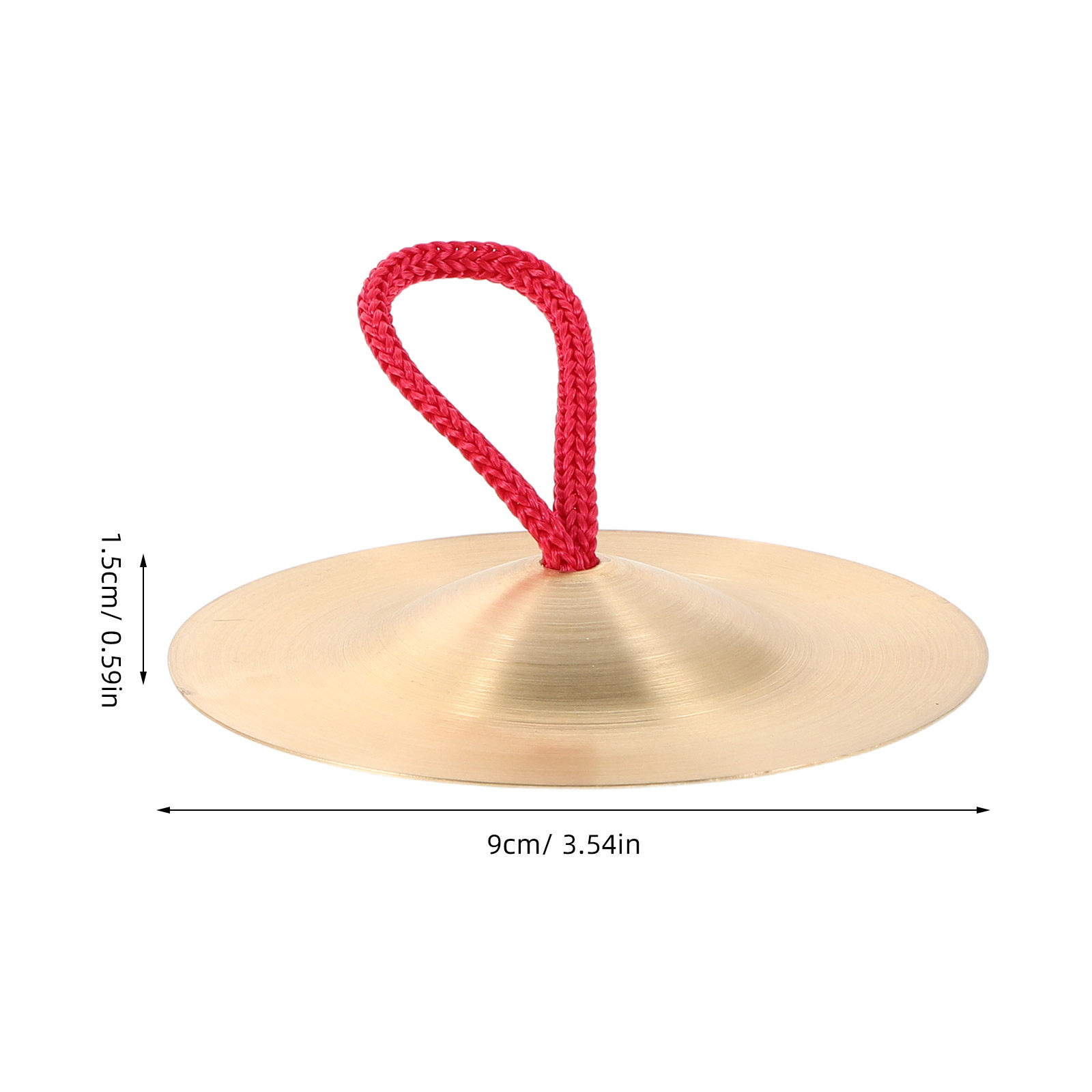 子供用フィンガーシンバル 9cm 銅製 ミニチュア 打楽器  - Kids Education Group のレビューと価格