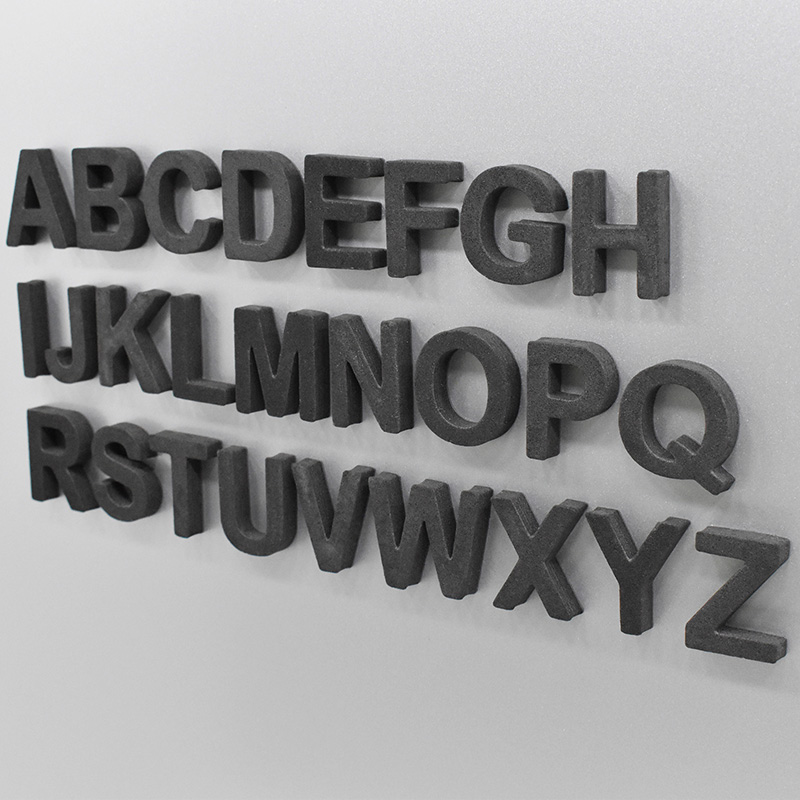 冷蔵庫用の黒い文字のステッカー,家の装飾,赤ちゃんの磁気接着 - Magnetic Letter Board のレビューと価格