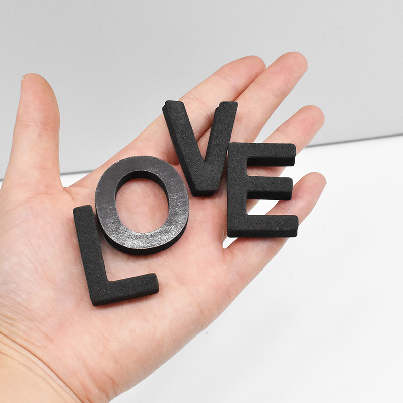 冷蔵庫用の黒い文字のステッカー,家の装飾,赤ちゃんの磁気接着 - Magnetic Letter Board のレビューと価格