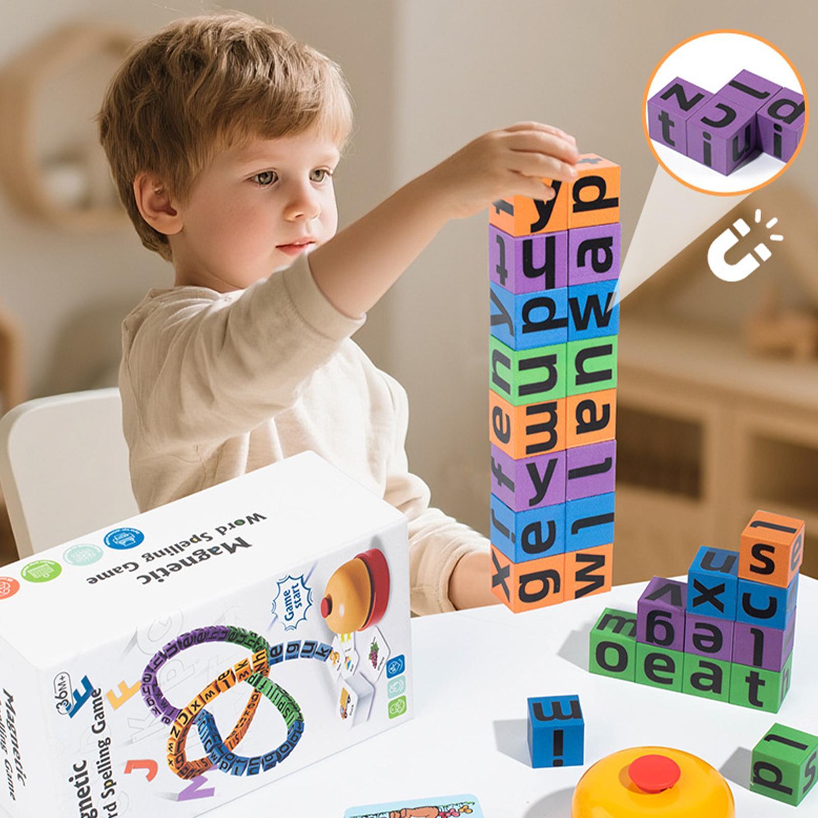アルファベットマグネット単語スペルゲームセット 教育用STE - Sight Word Game のレビューと価格