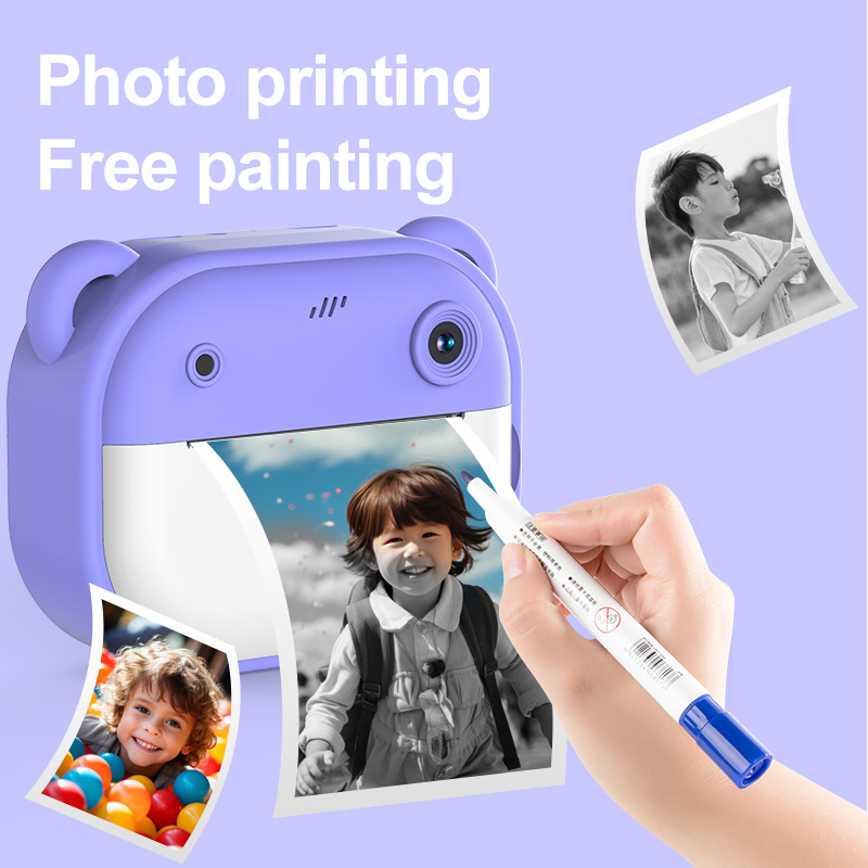 子供用サーマルプリントカメラ,Bluetooth付きワイヤレ - Kids Early Education Photos のレビューと価格